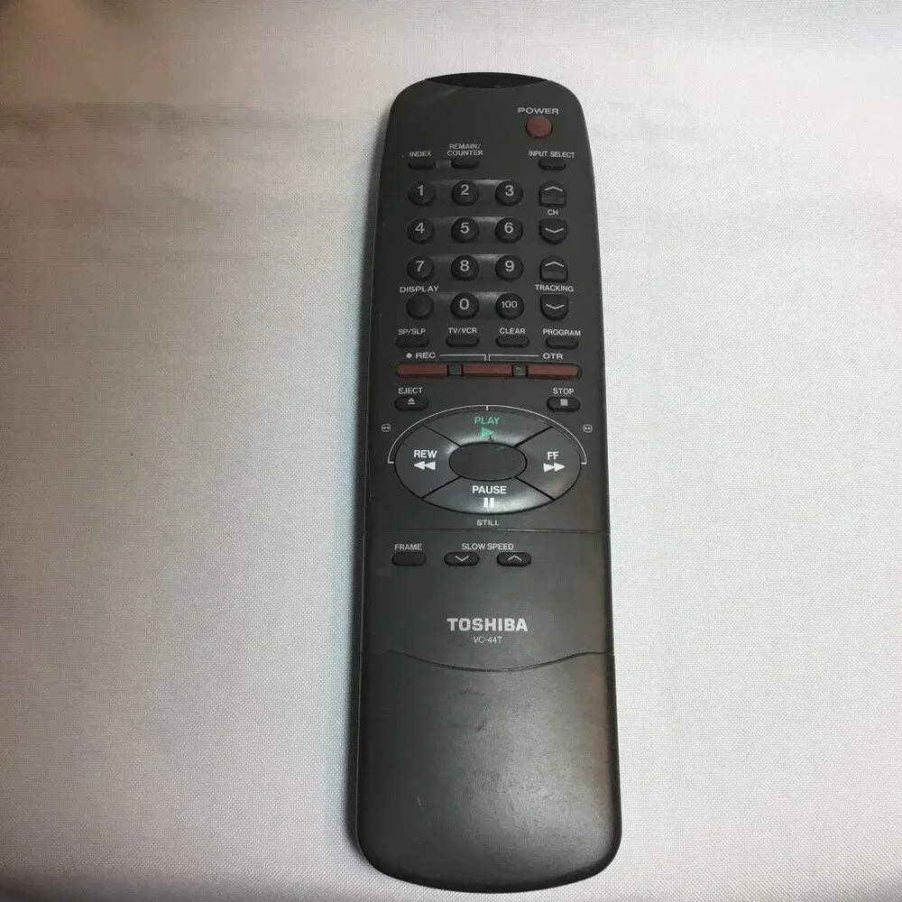 Genuine Toshiba VC-44T Remote Control TV VCR Tested See Video